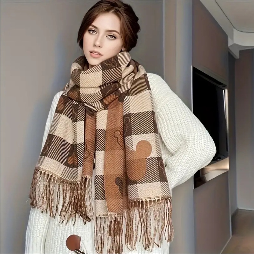 ✨ Disney-Inspired Cozy Scarf ✨Boho Disney